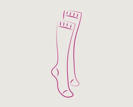 Ikona para kompresivnih čarapa za konzervativne mjere